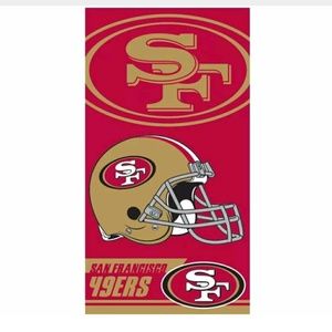 San Francisco 49ers Beach Towel