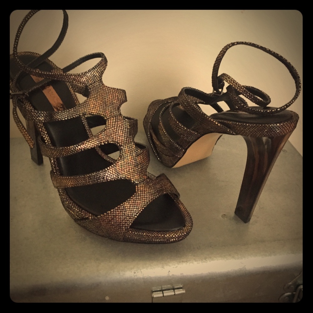 BcbgMaxazria Ankle Wrap Sandal!