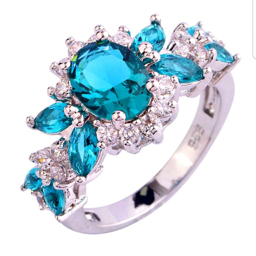 Silver plated ring