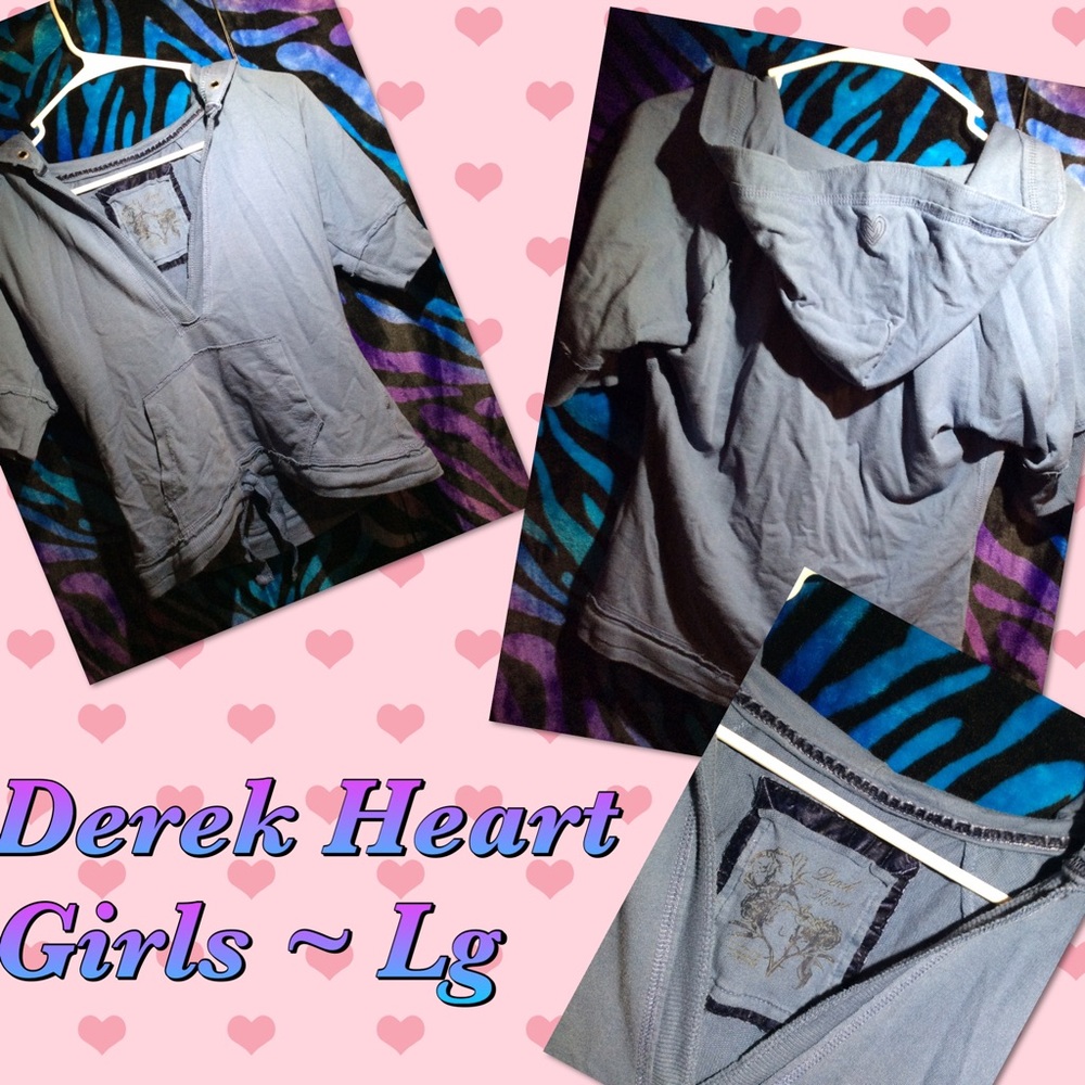 Derek Heart ~ girls hoodie~ size L