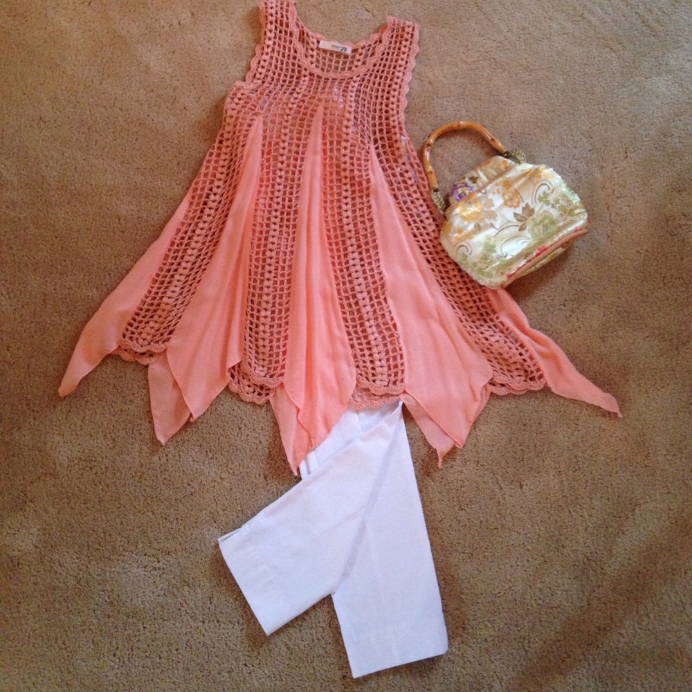 MAK B crocheted top