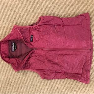 Fuchsia quilted vest