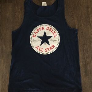 Kappa delta sorority tank top