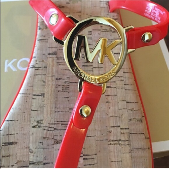 Michael kors orange sandals ❗️sale❗️ - Picture 2 of 2