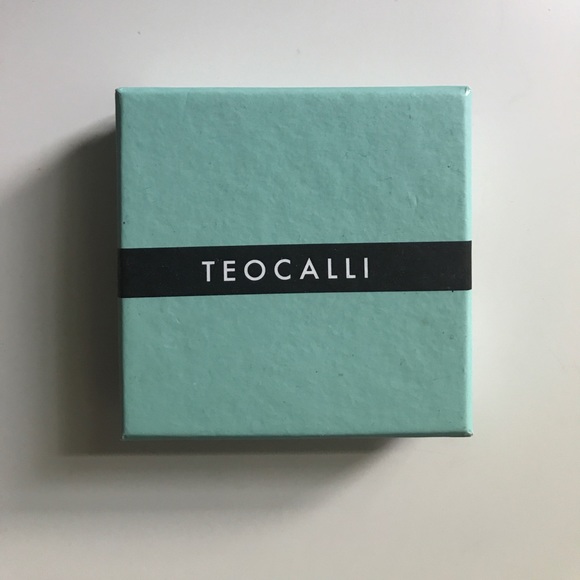 Turquoise gold plated sterling silver earrings - Picture 2 of 3