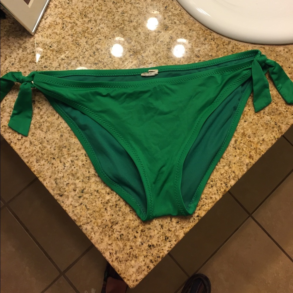 Green bikini bottoms