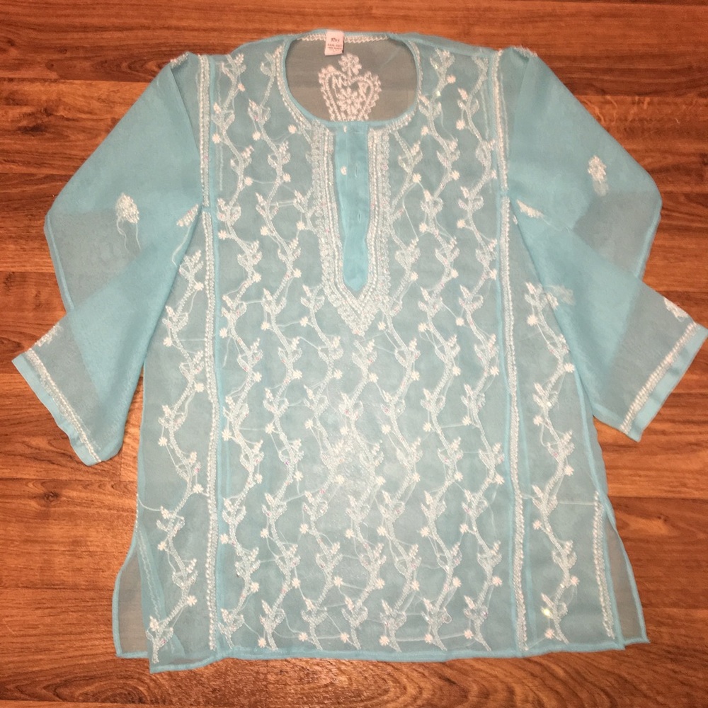 ANTHRPOLOGIE RAG 100% Silk Top