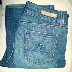 SEVEN 7 PREMIUM DENIM BLUE JEANS