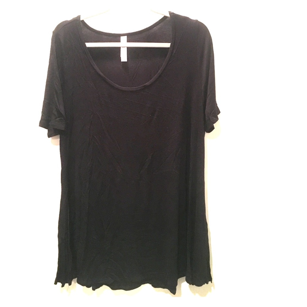 Lularoe Black Perfect Tee