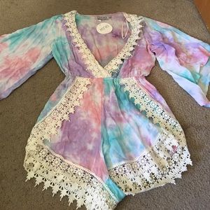 Tie dye romper