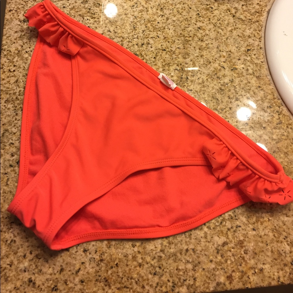 Orange bikini bottoms