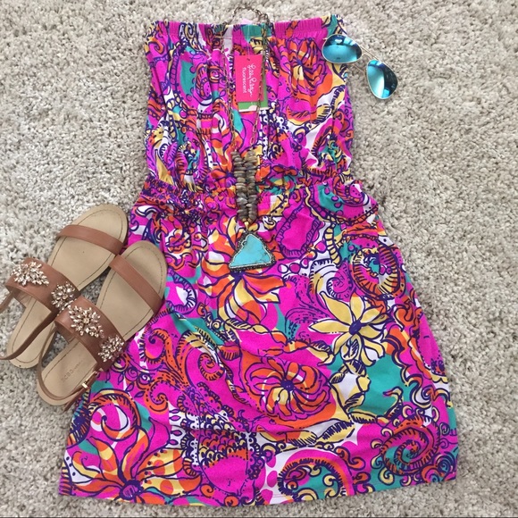 Lilly Pulitzer Dresses & Skirts - NWT Lilly Pulitzer strapless dress