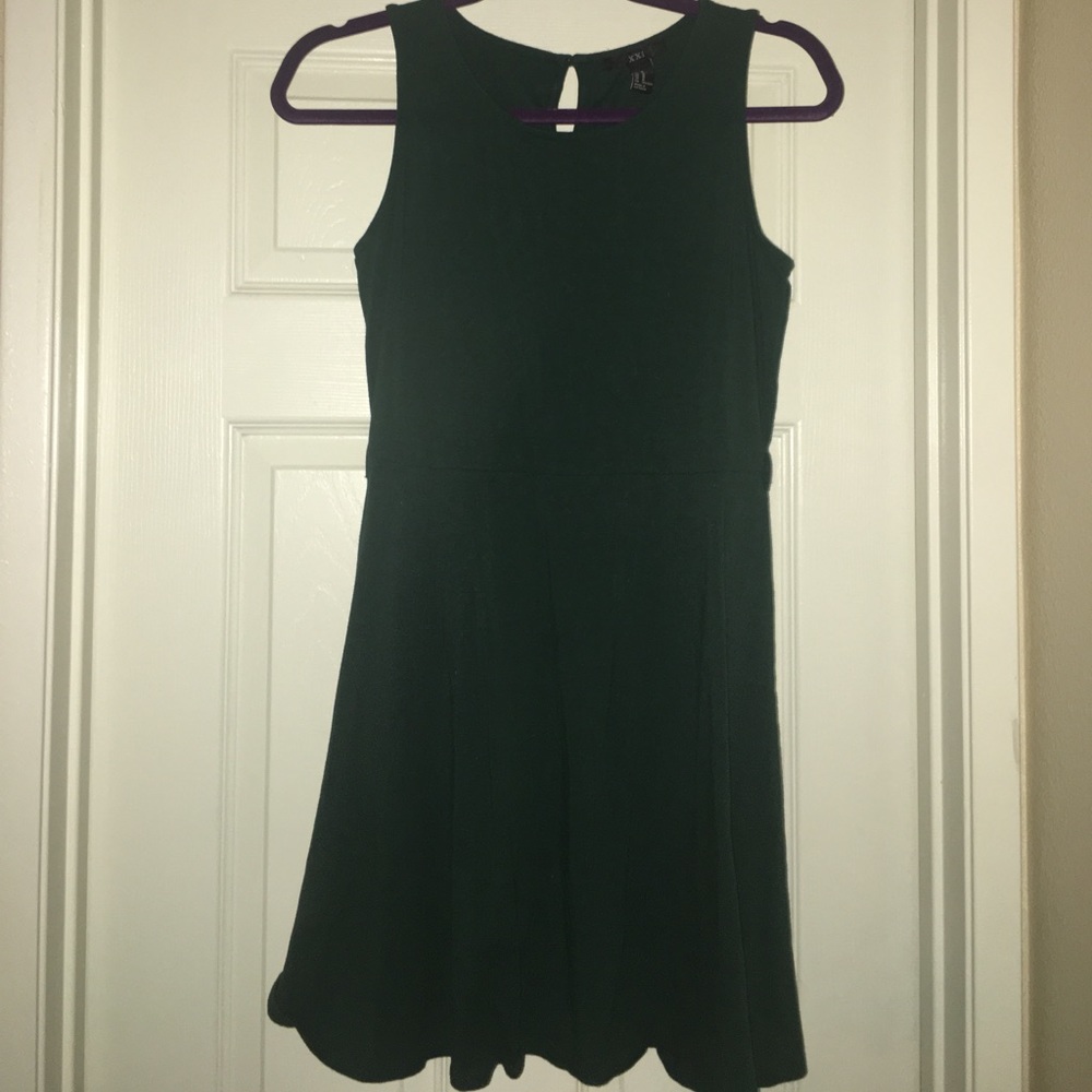 XXI dark green sleeveless tank mini dress sz M