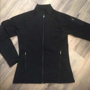 Marmot fleece lined zip up jacket. Medium