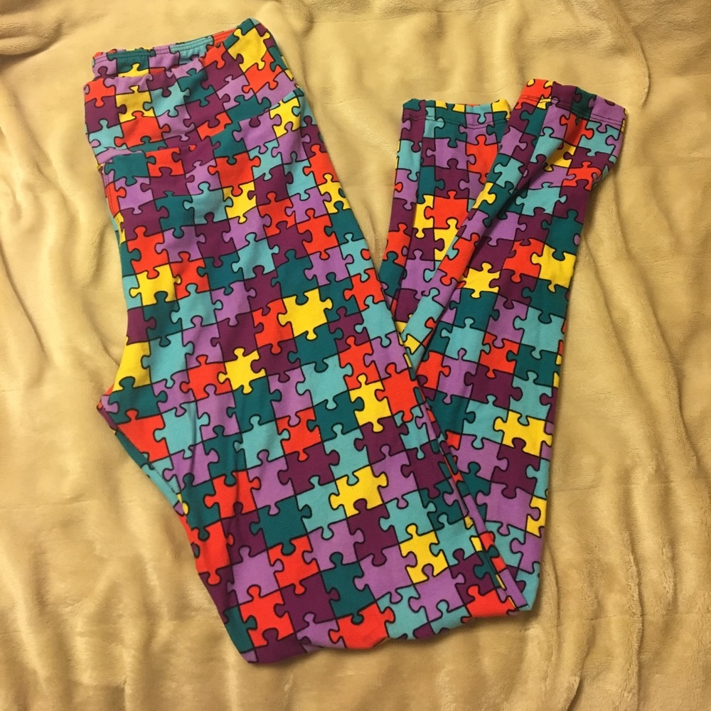 Puzzle piece Lularoe leggings OS
