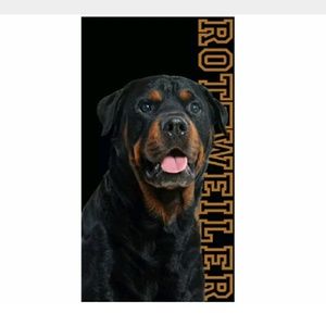 Rottweiler Beach Towel