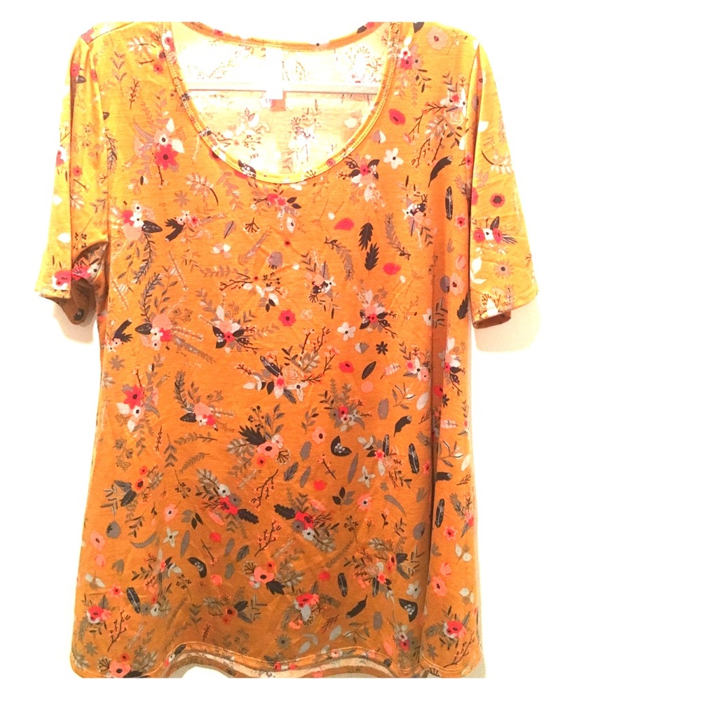 Lularoe Floral Perfect Tee