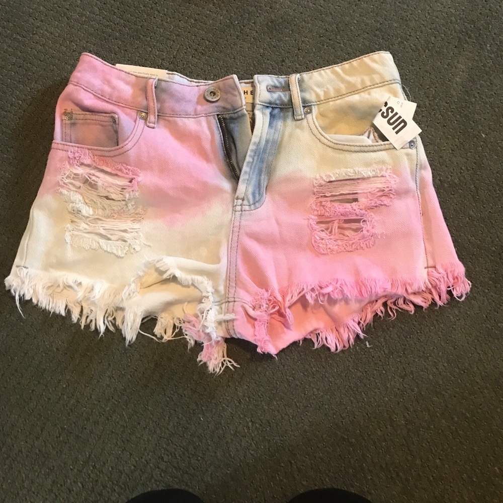 High waisted shorts