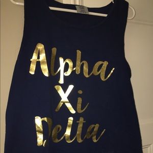 Alpha Xi Delta generic tank (Comfort Colors)