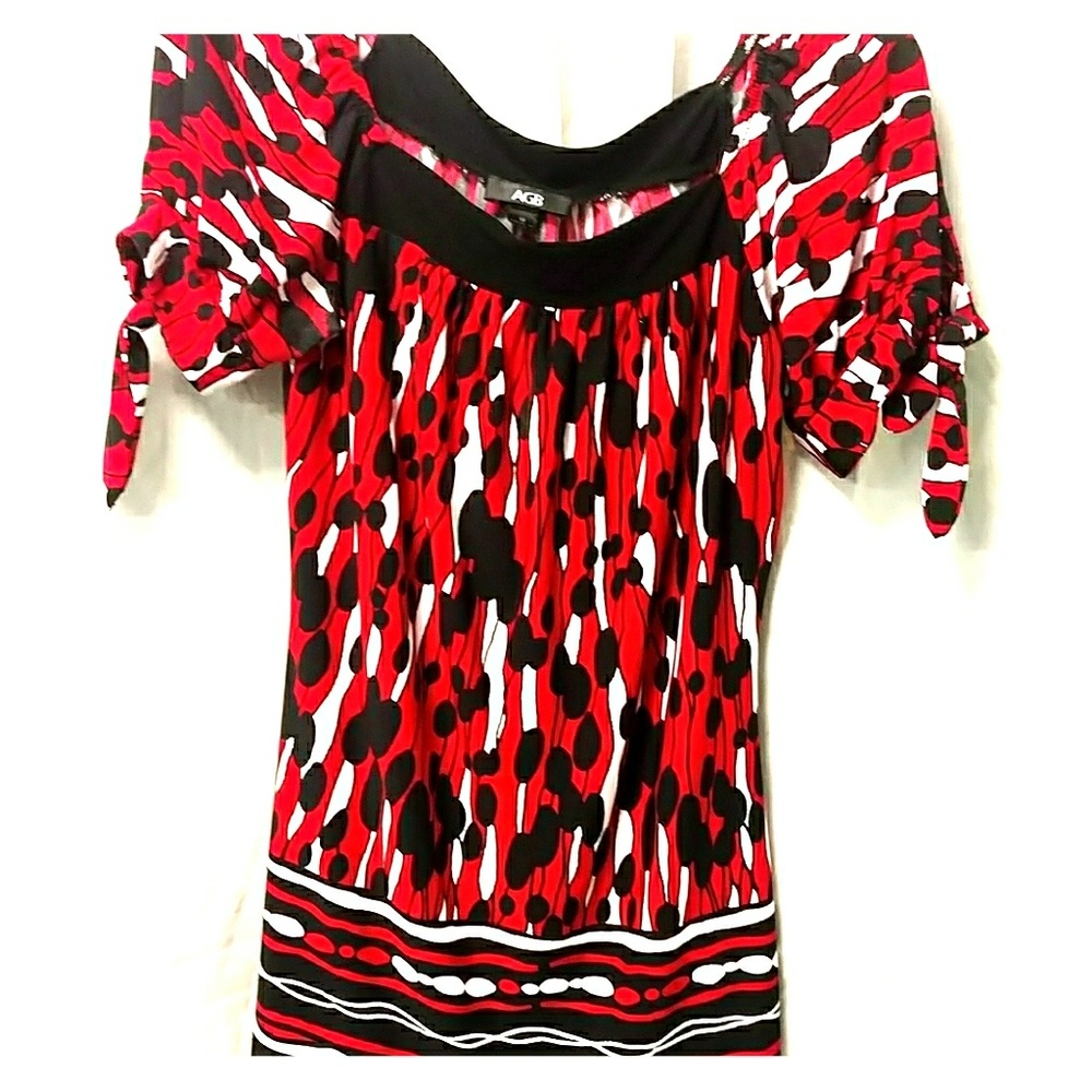 Black? red white classy shirt