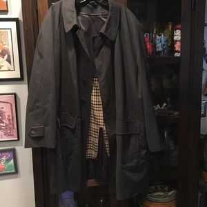 Black men's  Raincoat