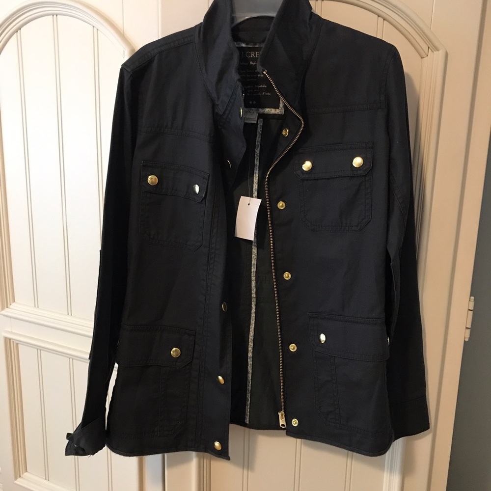 J.Crew field jacket army green size XS