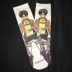 Brand new AOT socks ft- Eren Jaeger