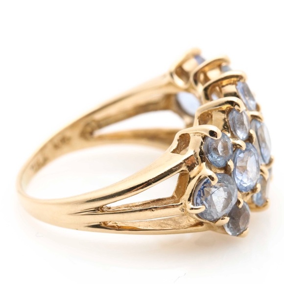 14k gold 2.48 ctw sapphire ring 💍 - Picture 2 of 8