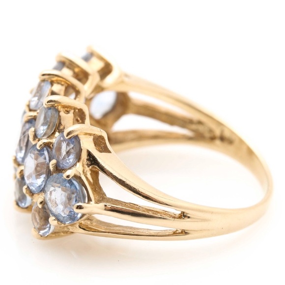 14k gold 2.48 ctw sapphire ring 💍 - Picture 3 of 8