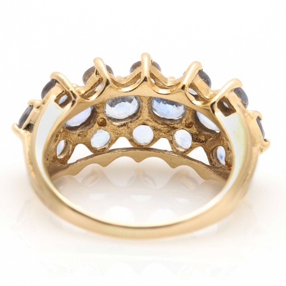 14k gold 2.48 ctw sapphire ring 💍 - Picture 6 of 8