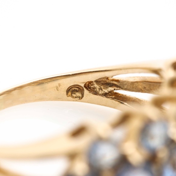 14k gold 2.48 ctw sapphire ring 💍 - Picture 7 of 8