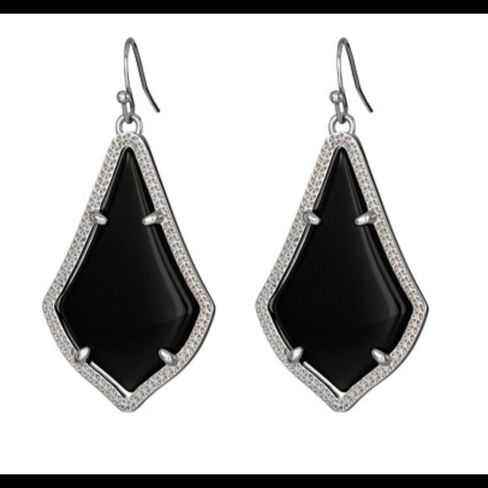 Black Kendra Scott earrings