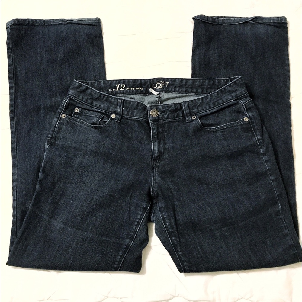 LOFT Curvy Bootcut Jeans