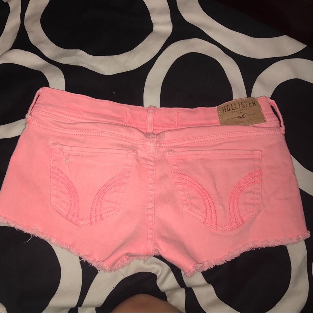 Pink Hollister shorts
