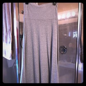 Lularoe grey knit maxi EUC