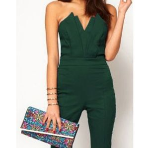 Green jumpsuit