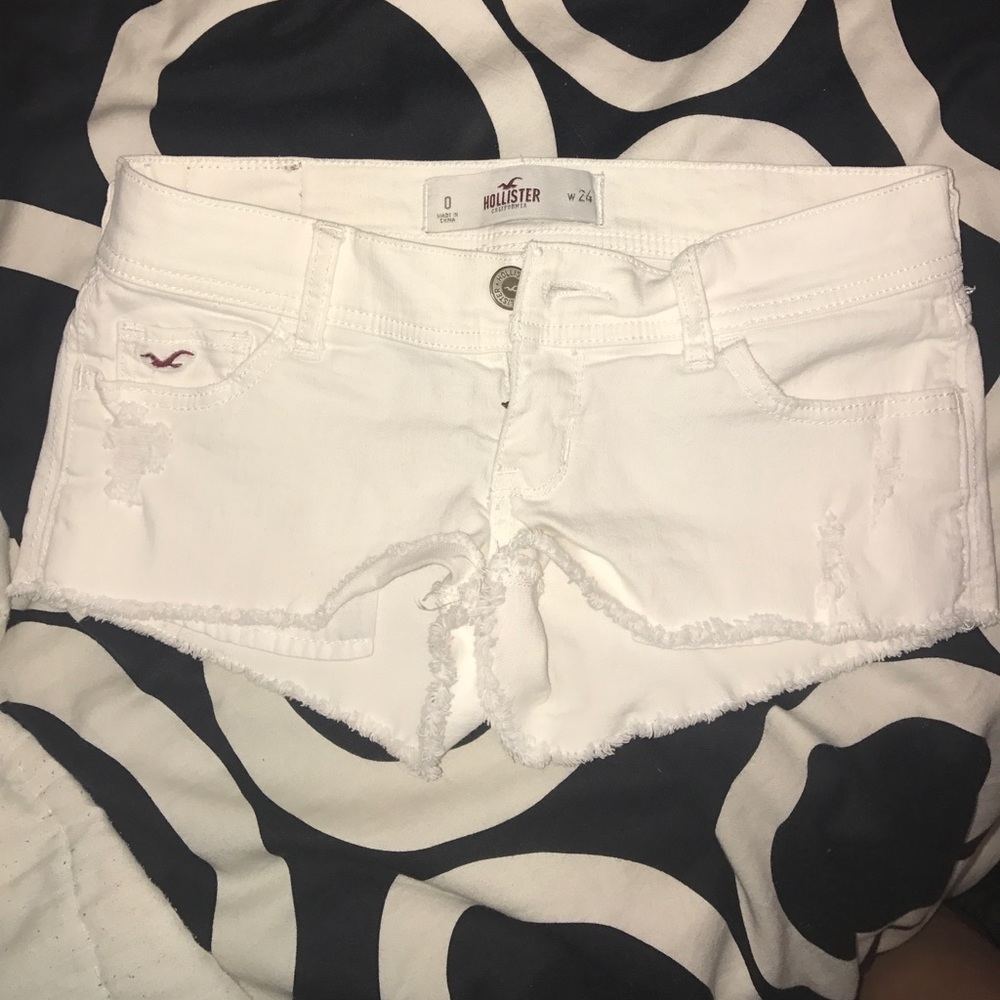 White Hollister Shorts