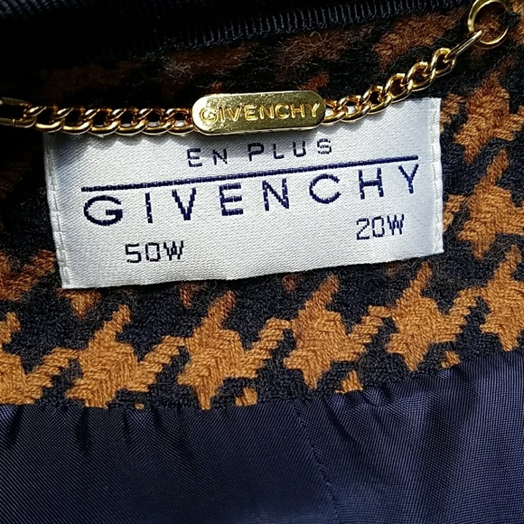Vintage Givenchy Houndstooth Suit Jacket - Picture 3 of 4