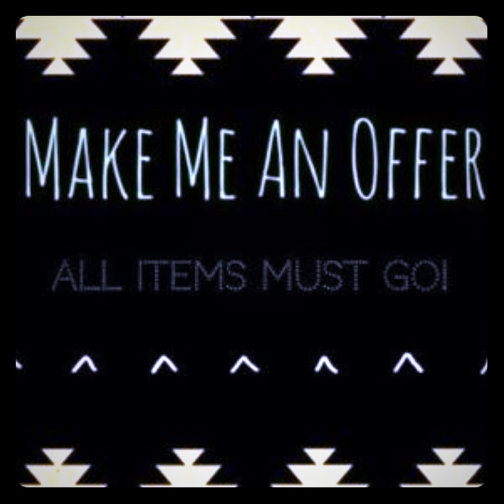 Everything must go!