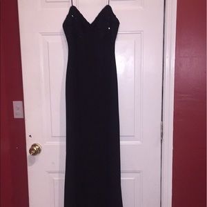 Black evening dress