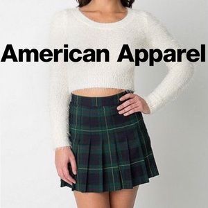 American Apparel Plaid Tennis Skirt