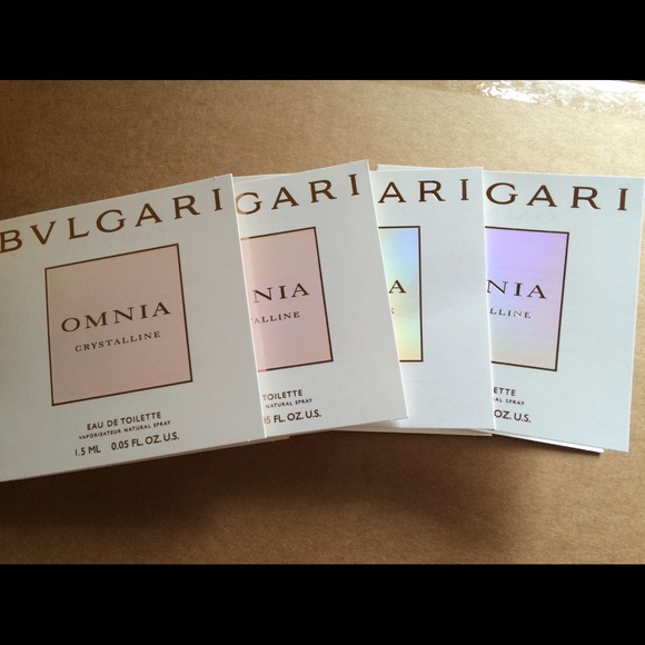 4x bvlgari omnia perfume samples 1.5ml each - Picture 1 of 3
