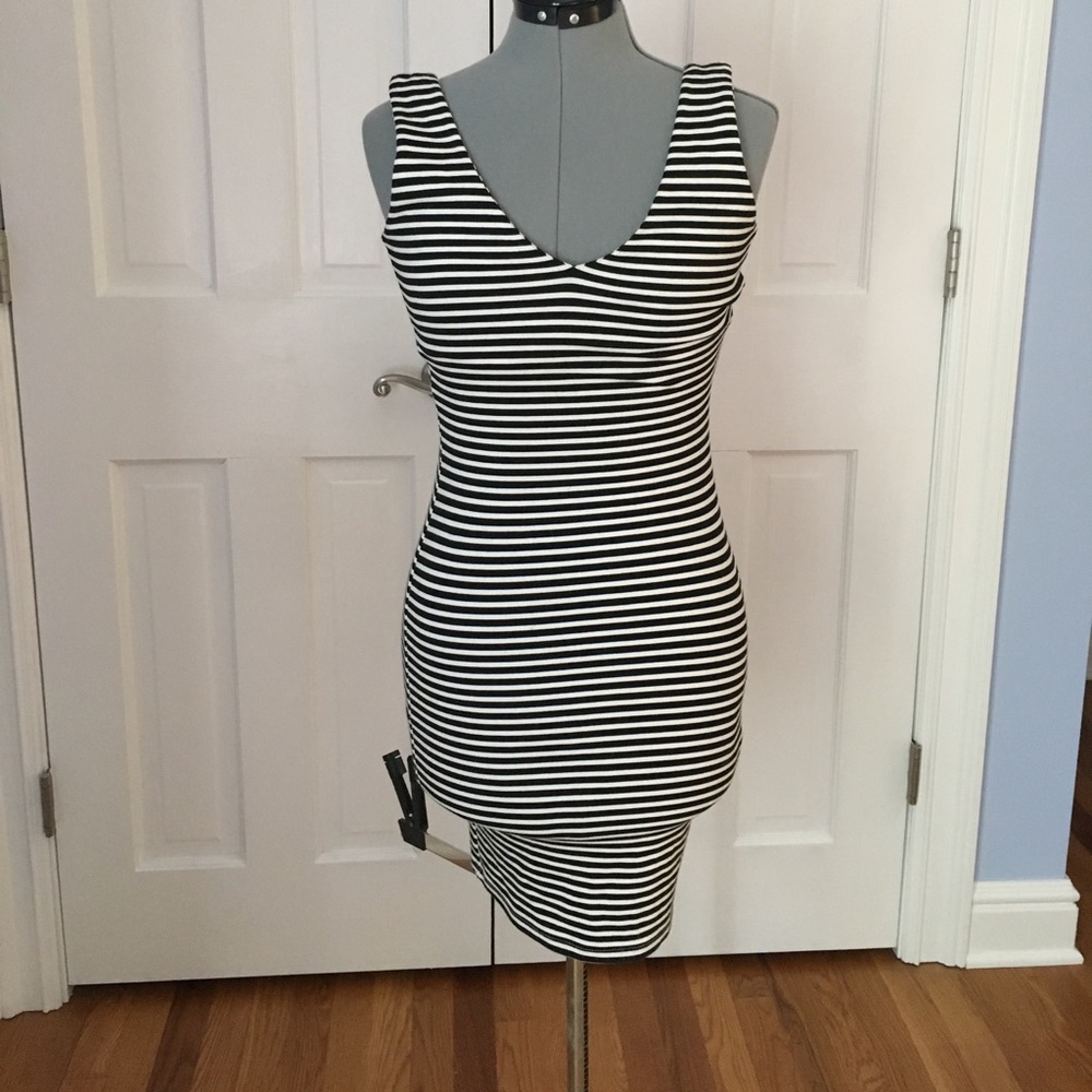 Striped Bodycon Dress