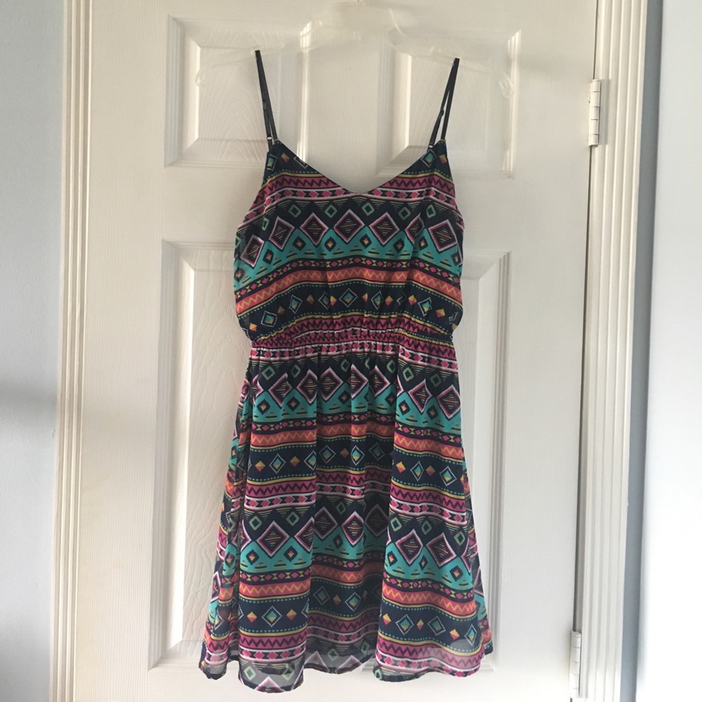 Francesca's size small multicolored dress
