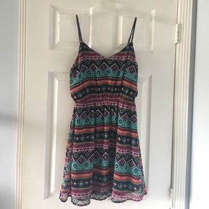 Francesca's size small multicolored dress