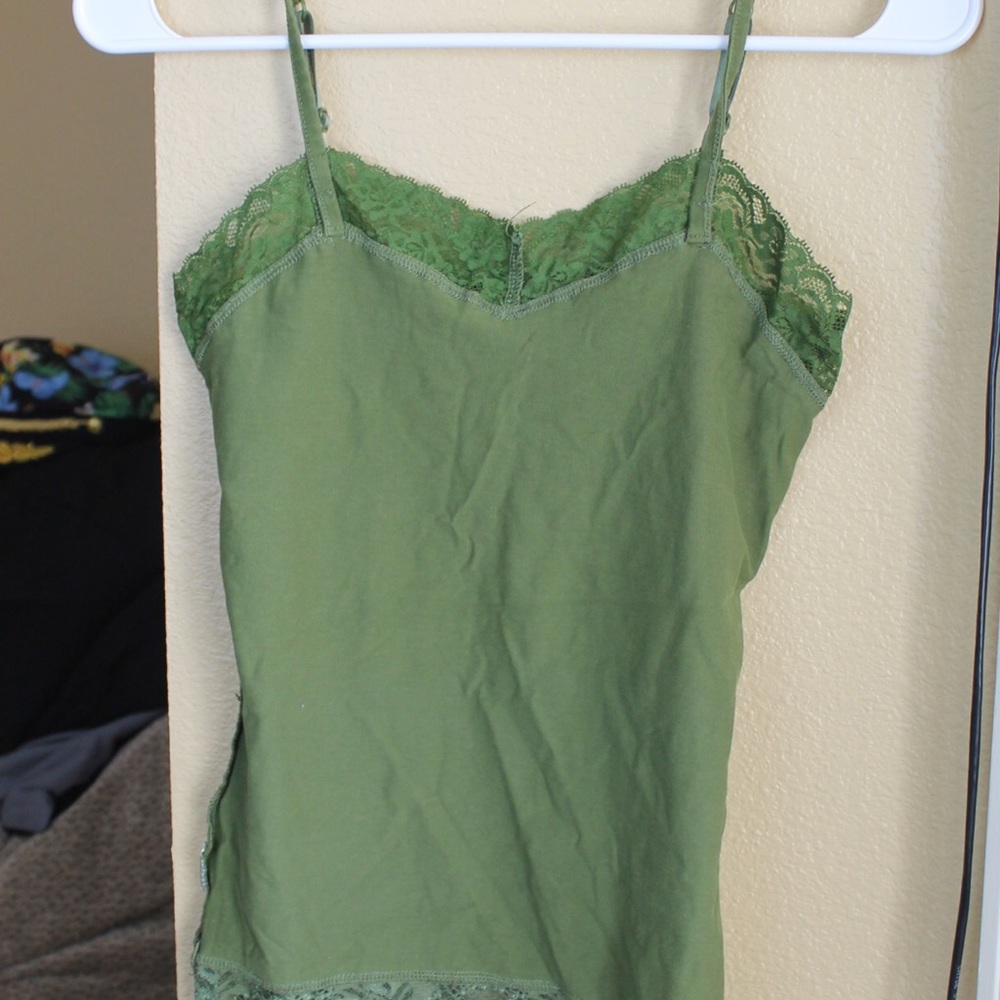 Olive Vanity Tank Top Cami