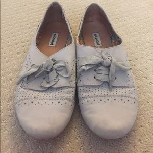 Cute Grey and Pink Oxfords