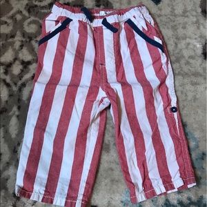 Mini Boden Bottoms - BABY BODEN | Roll Up Striped Pants Size 12-18m Mini Boden Bottoms - BABY BODEN | Roll Up Striped Pants Size 12-18m