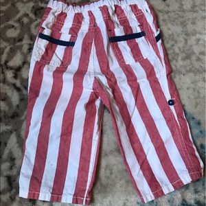 Mini Boden Bottoms - BABY BODEN | Roll Up Striped Pants Size 12-18m Mini Boden Bottoms - BABY BODEN | Roll Up Striped Pants Size 12-18m