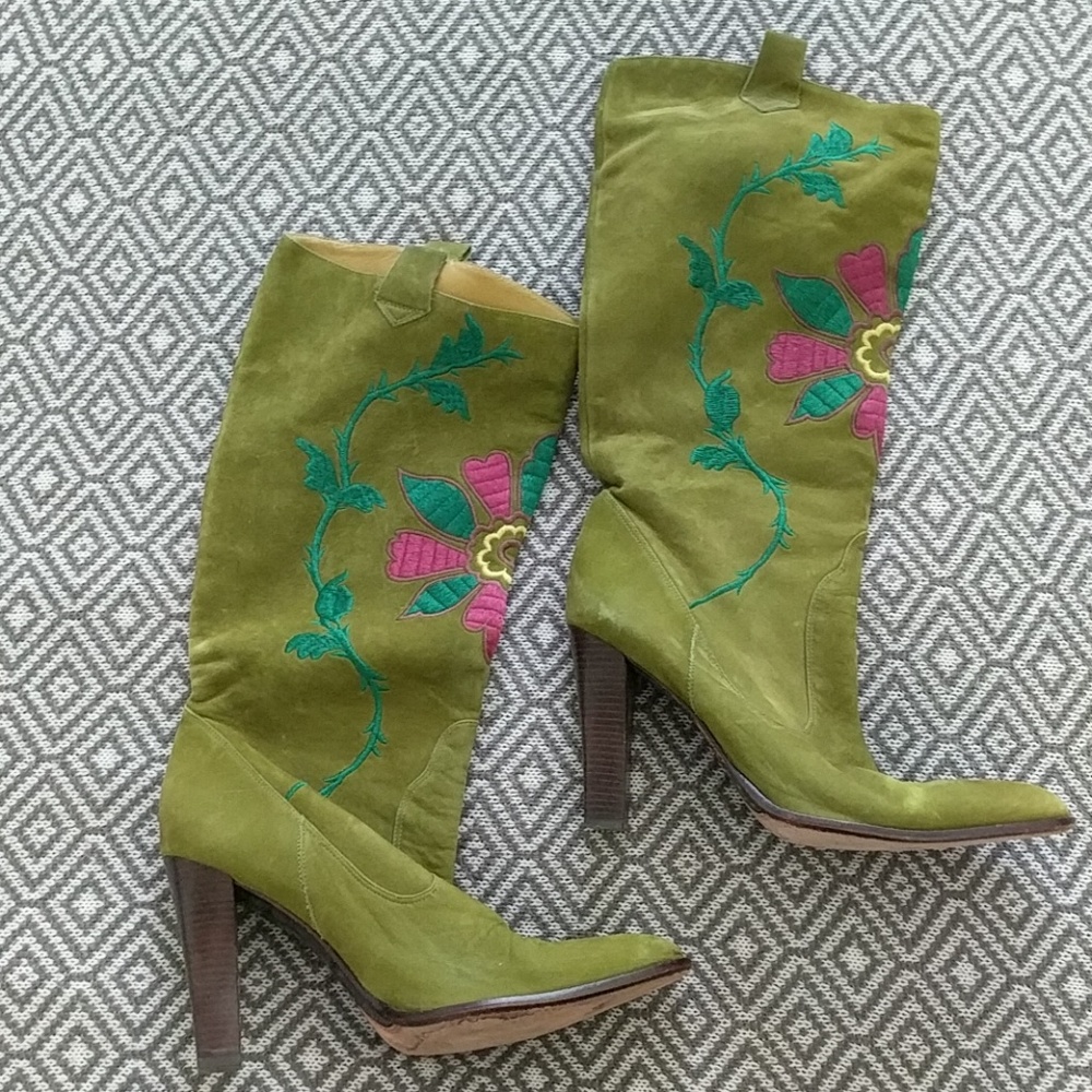 Boho Vince Camuto Suede High Heeled Boots